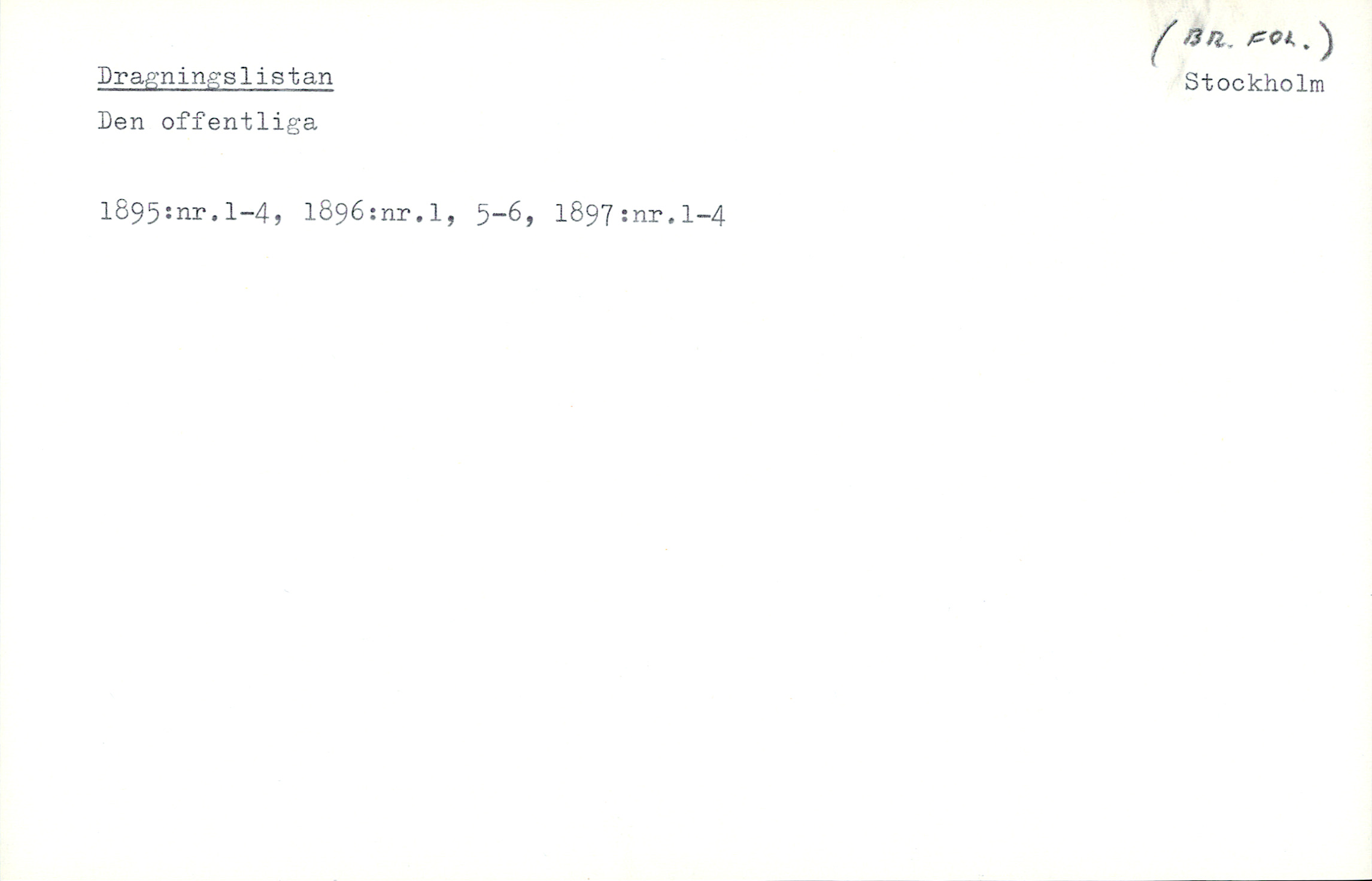 Catalogue Card_33915