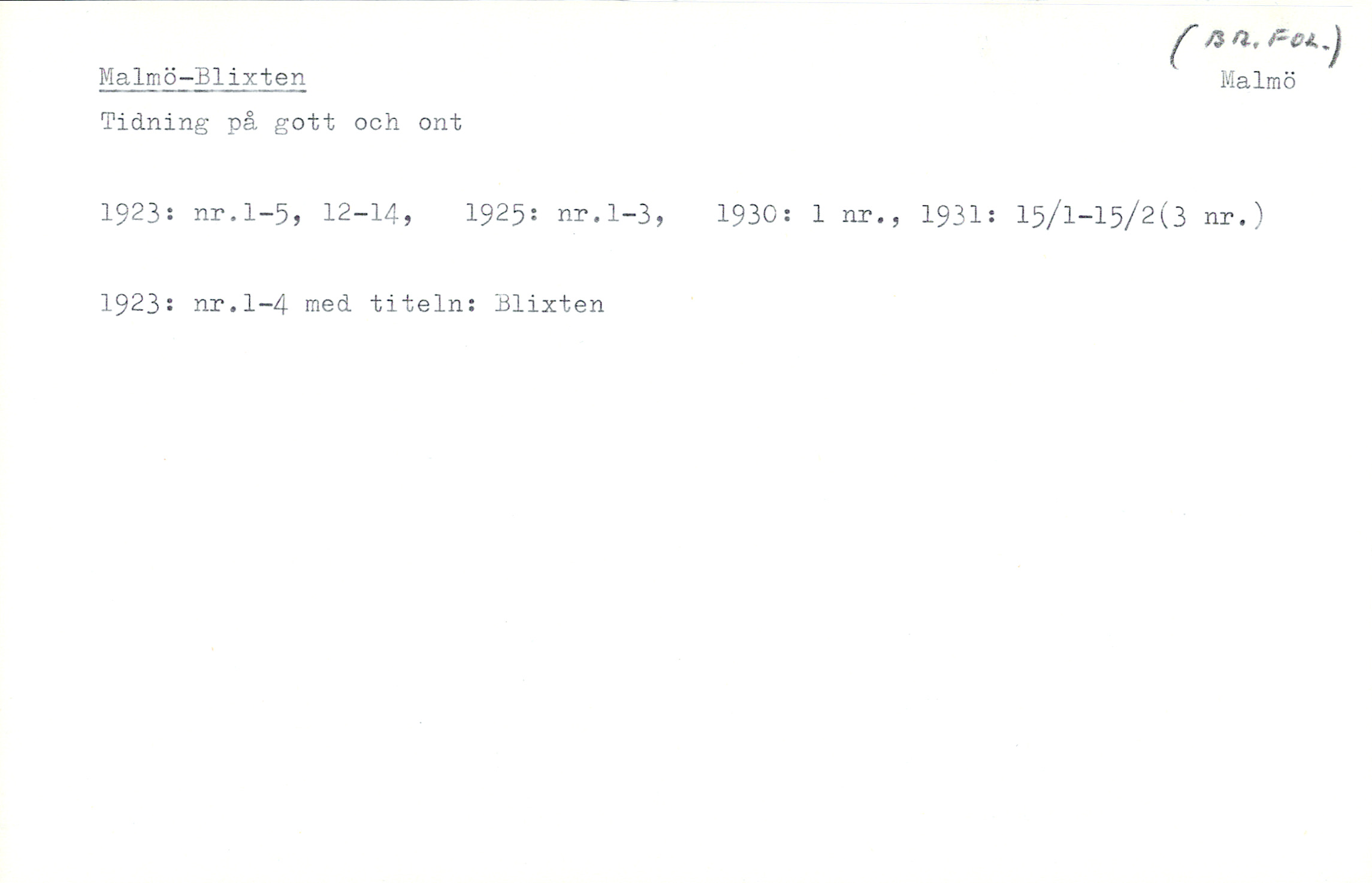 Catalogue Card_32765