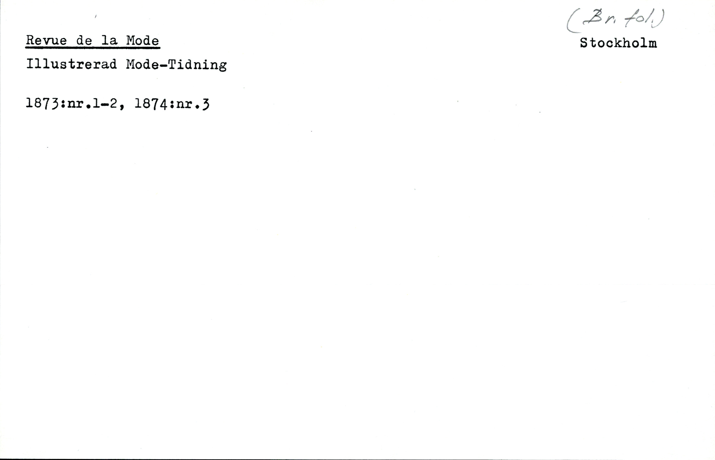 Catalogue Card_32050