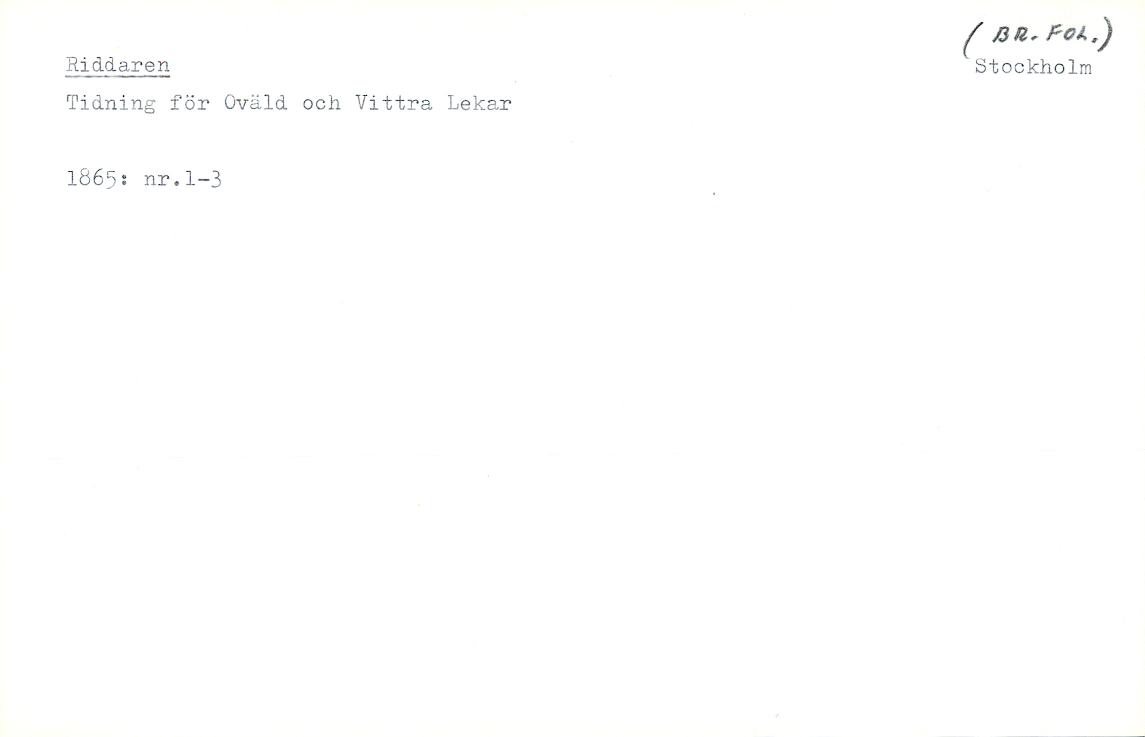 Catalogue Card_32054