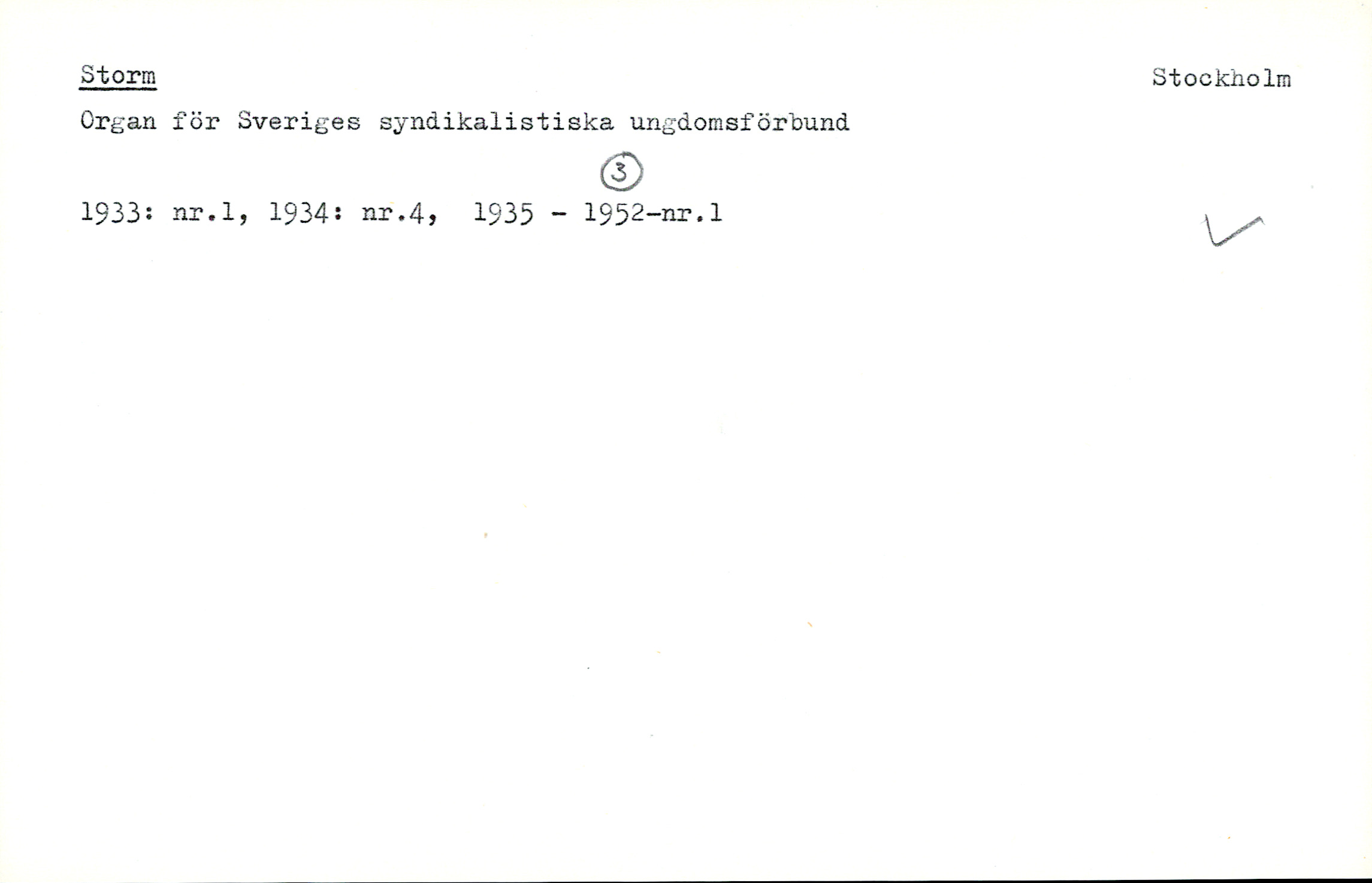 Catalogue Card_33052