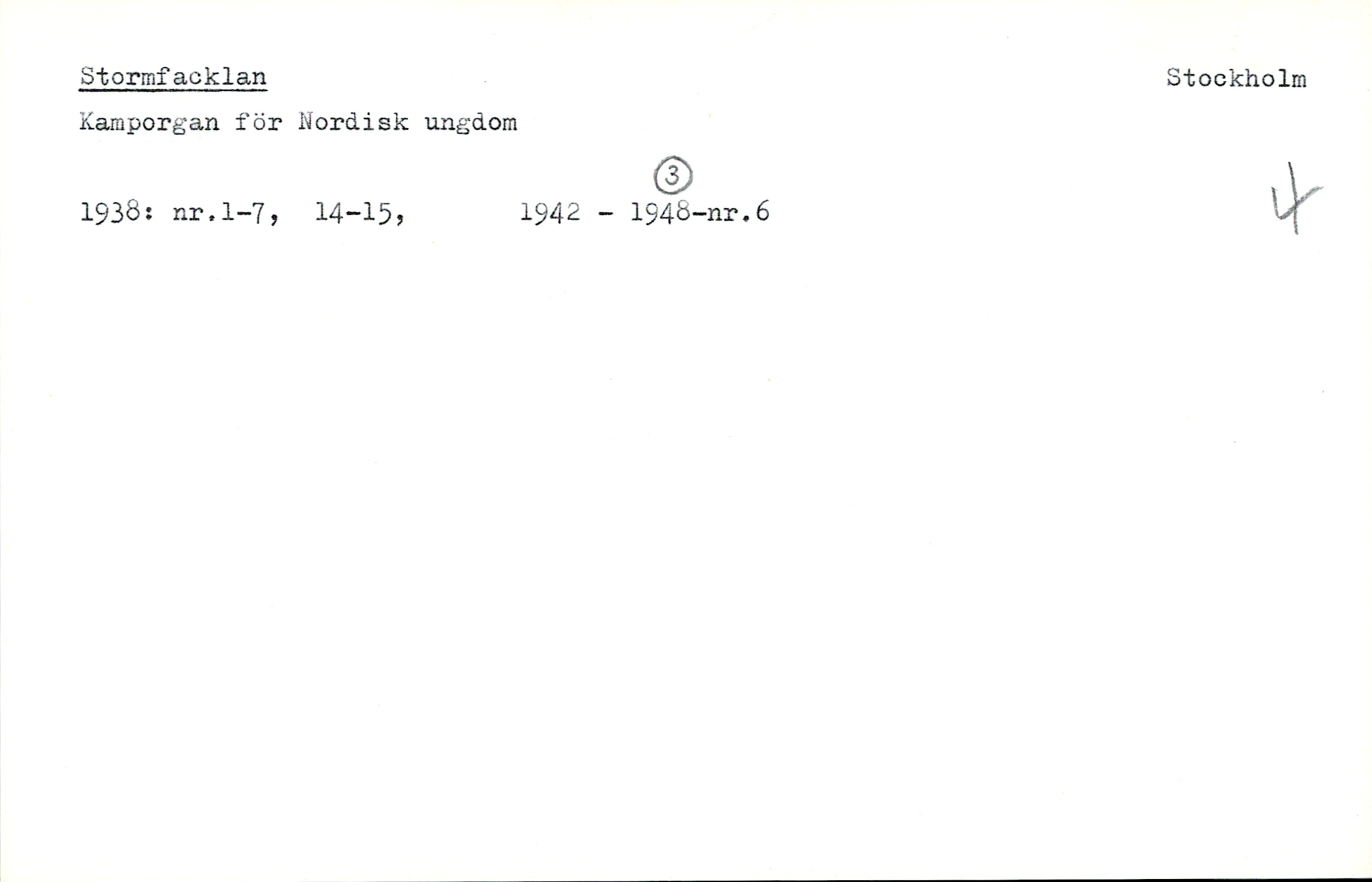 Catalogue Card_33053