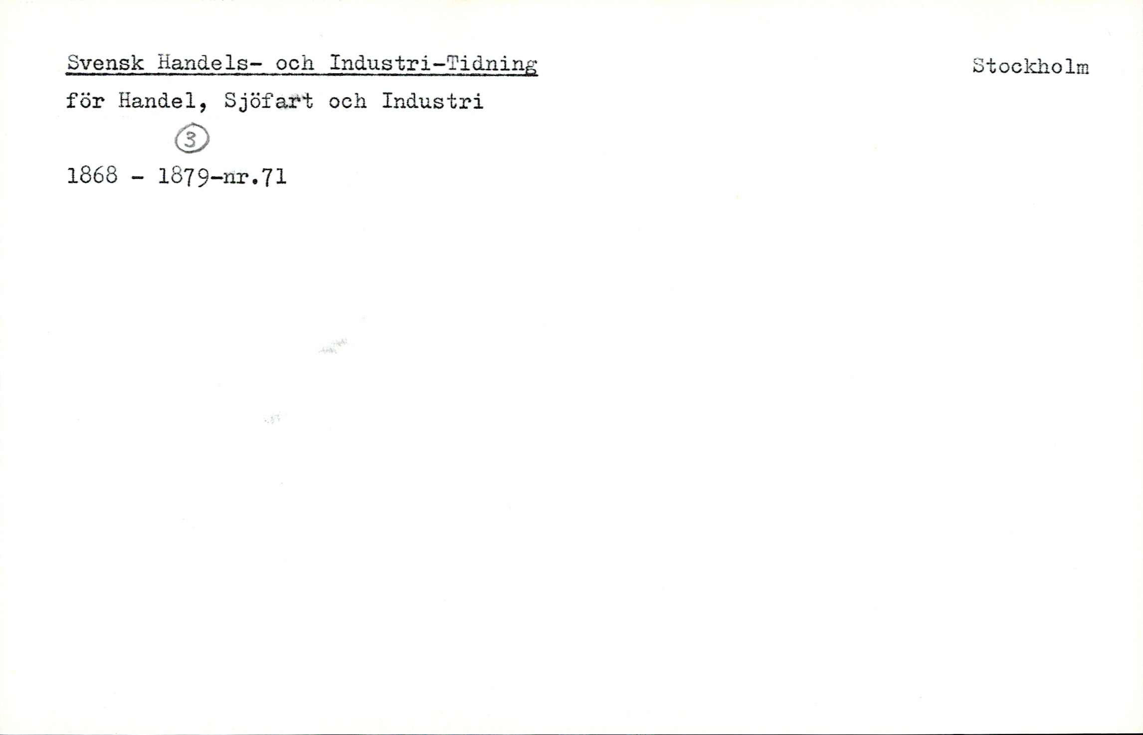 Catalogue Card_33124