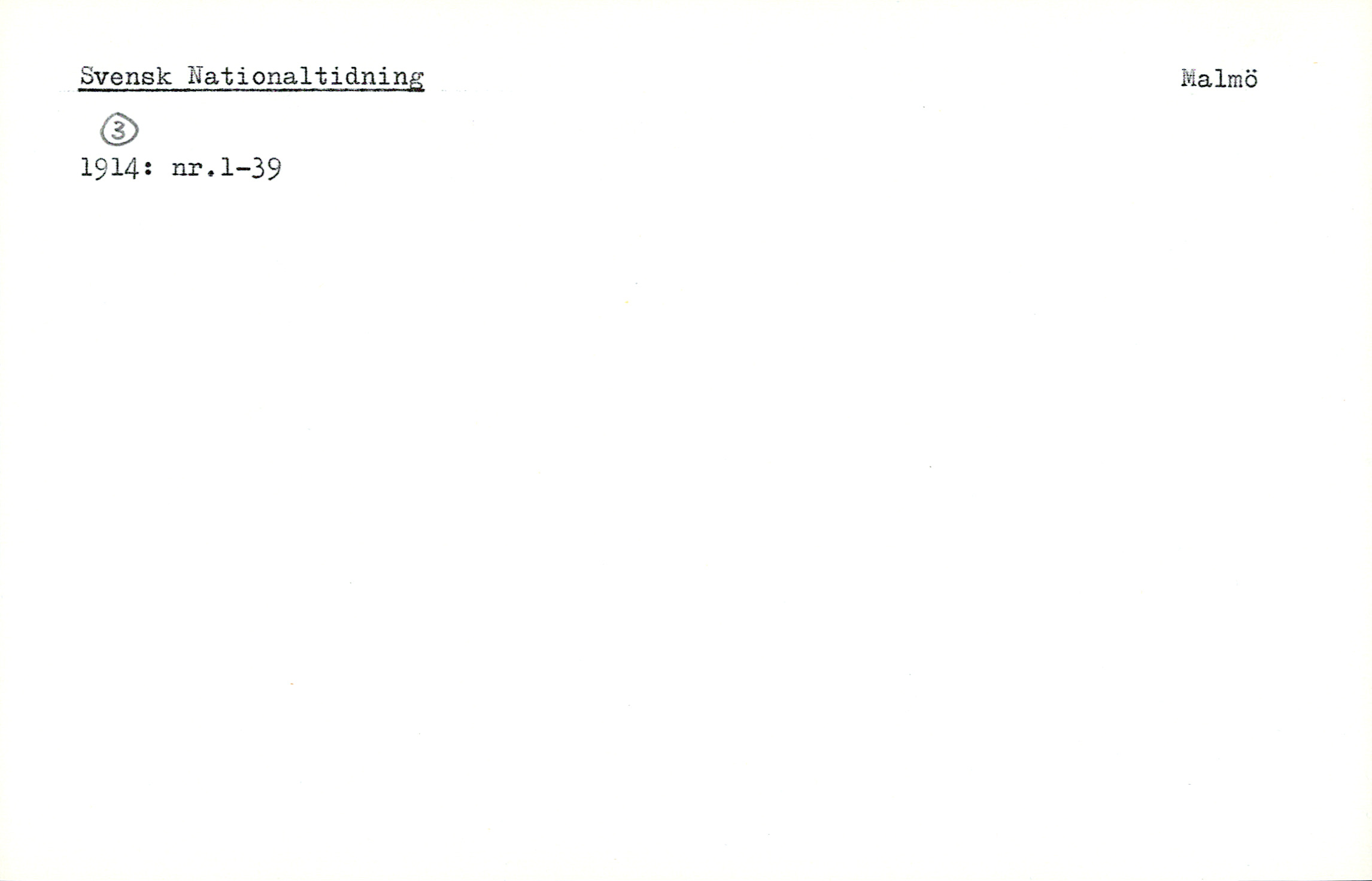 Catalogue Card_33140