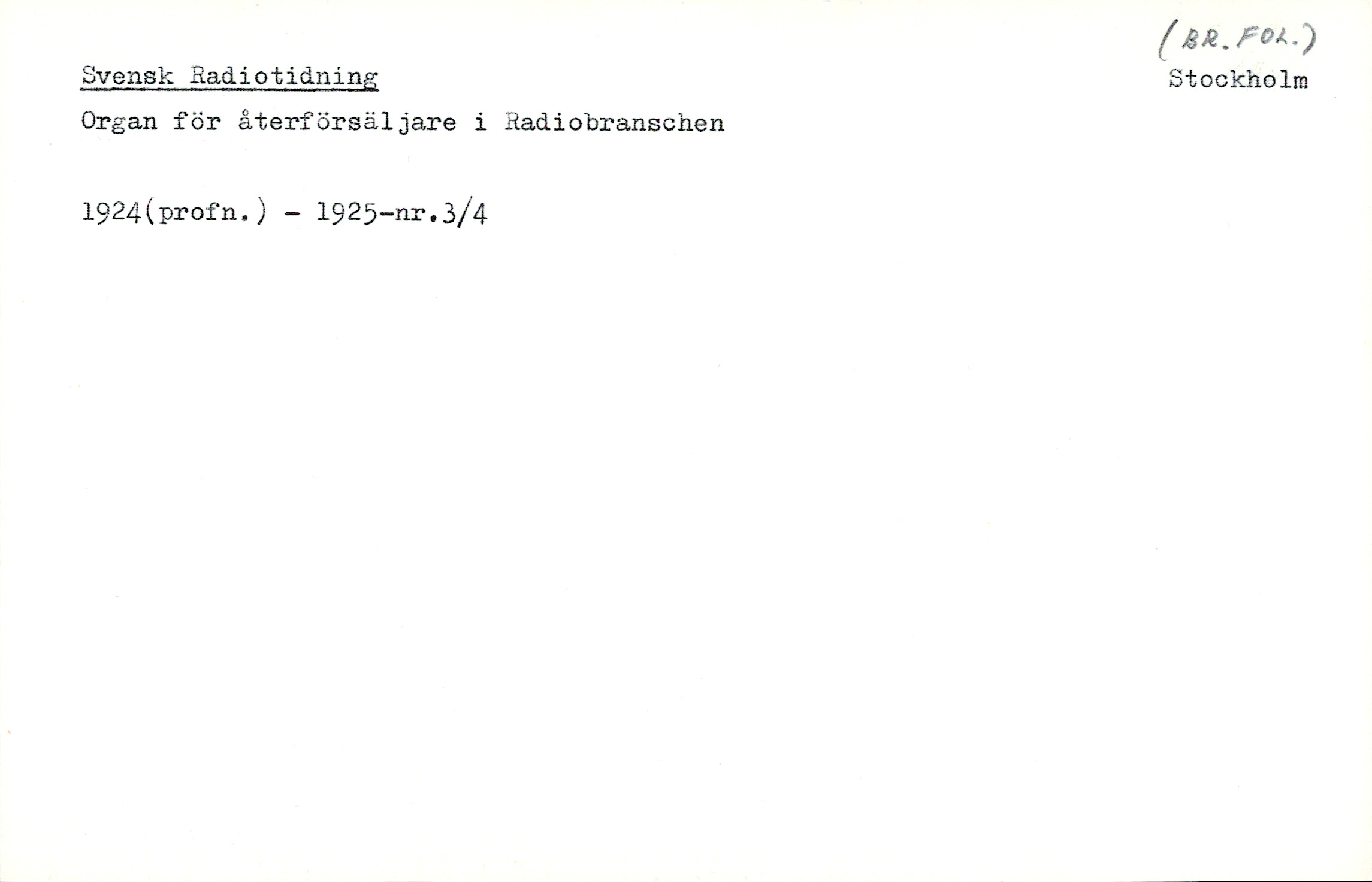 Catalogue Card_33146