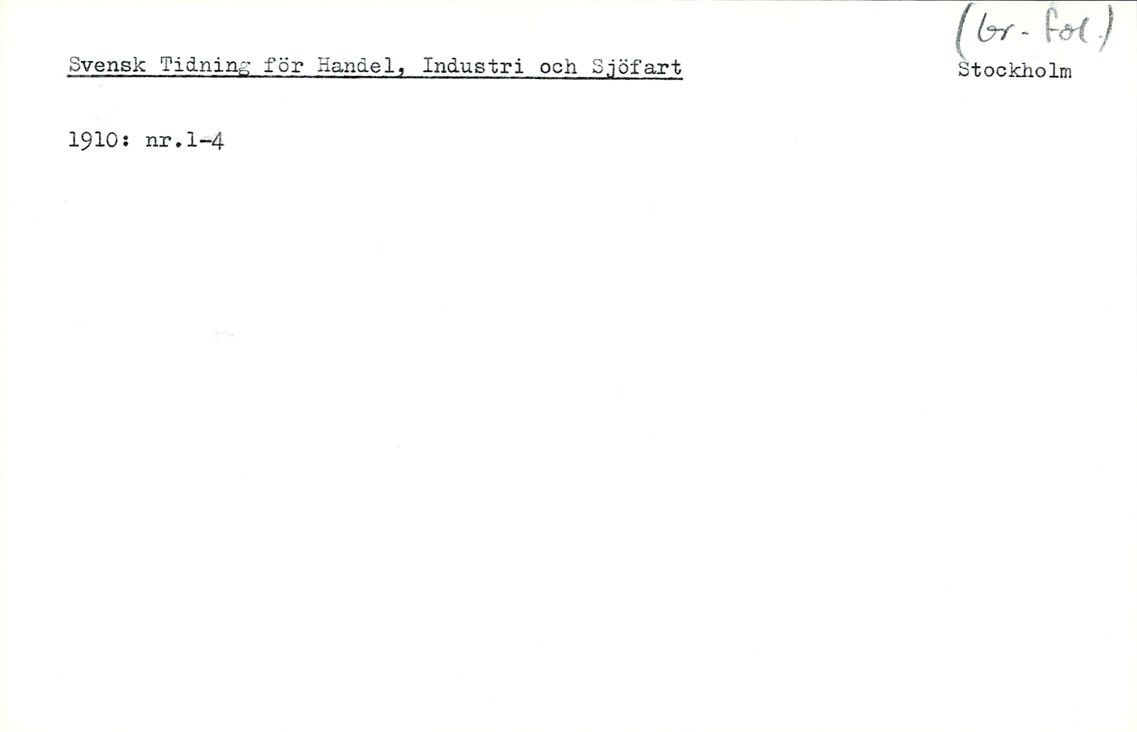 Catalogue Card_33154