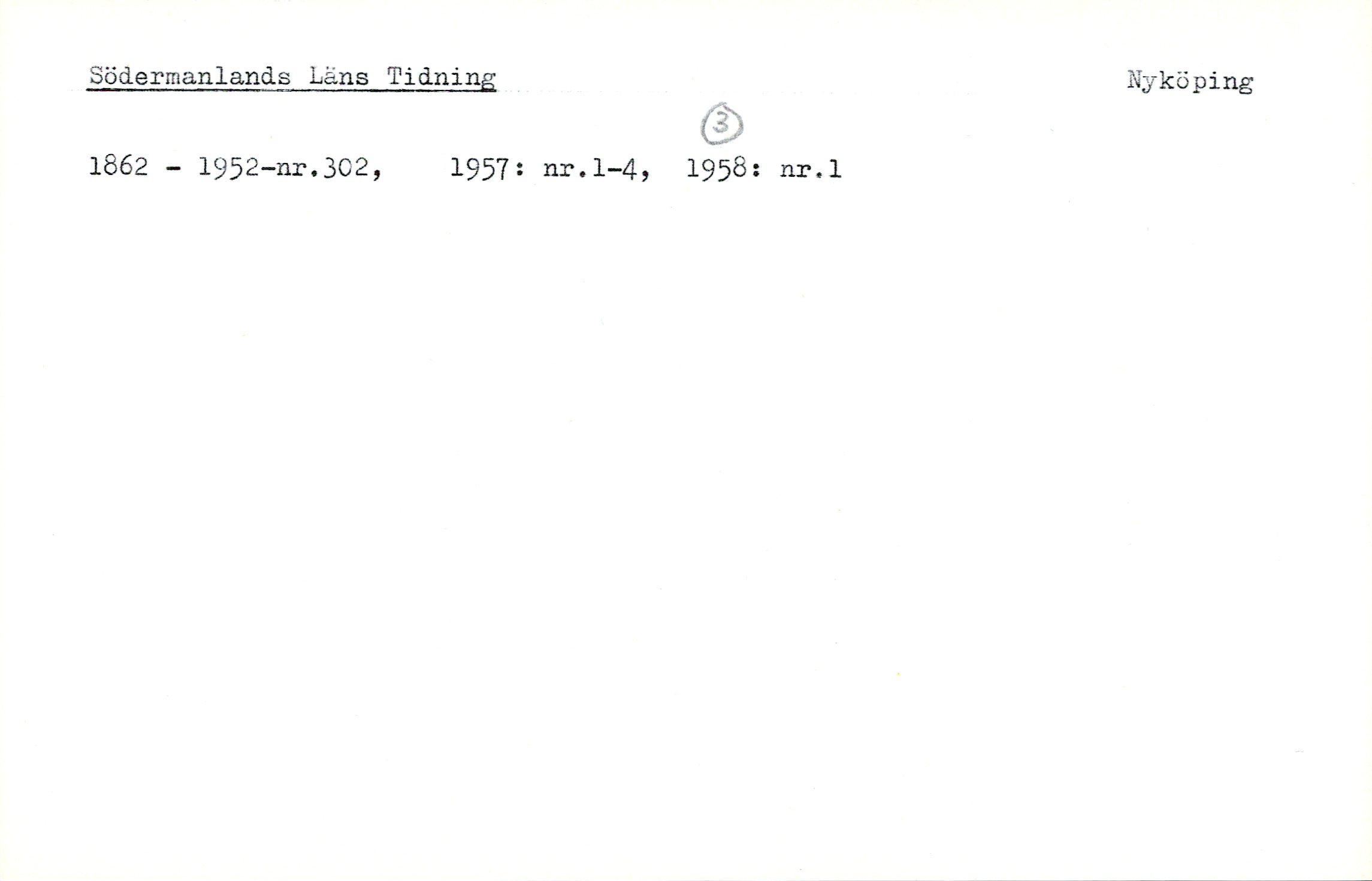 Catalogue Card_33354