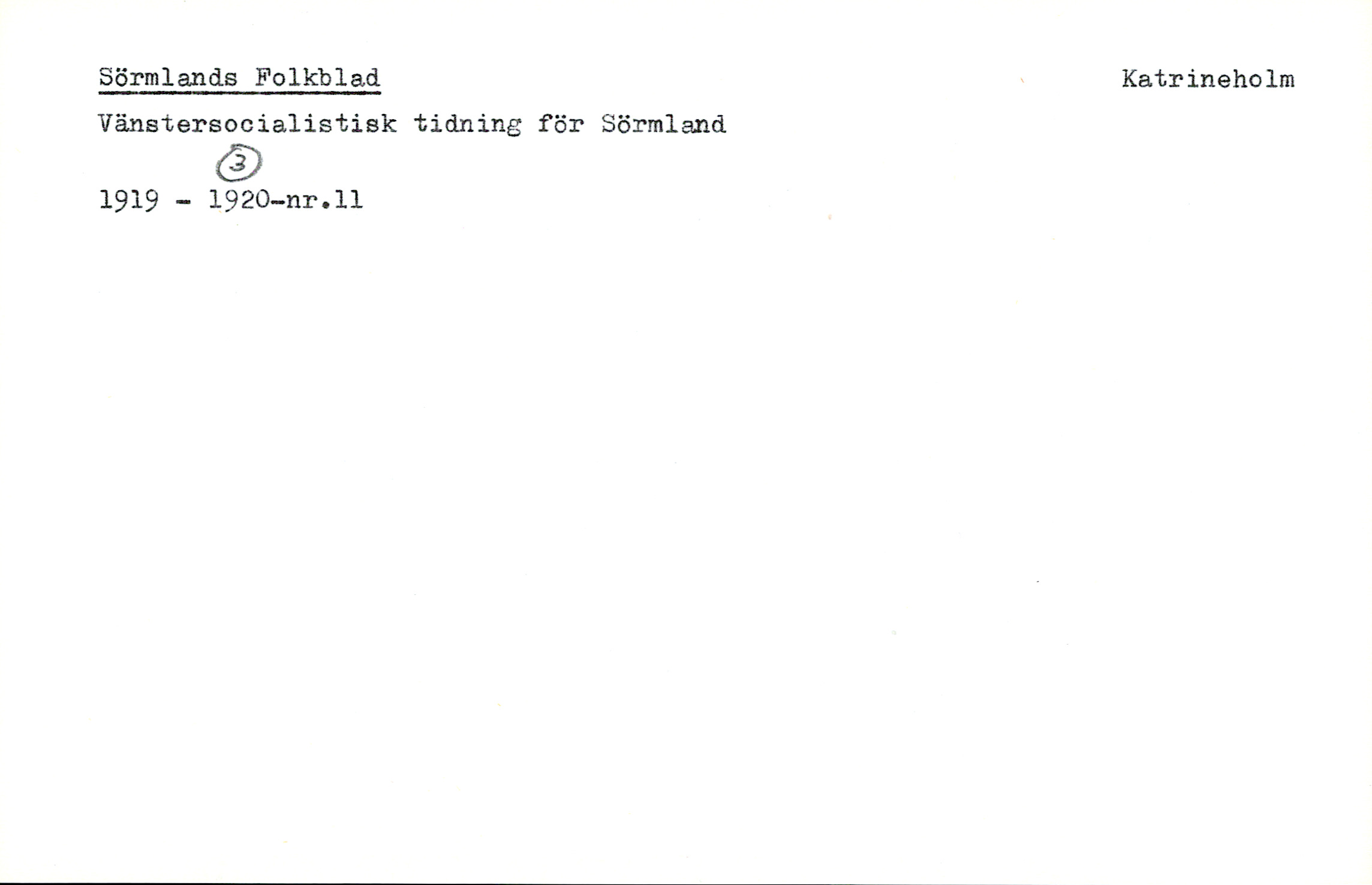 Catalogue Card_33432