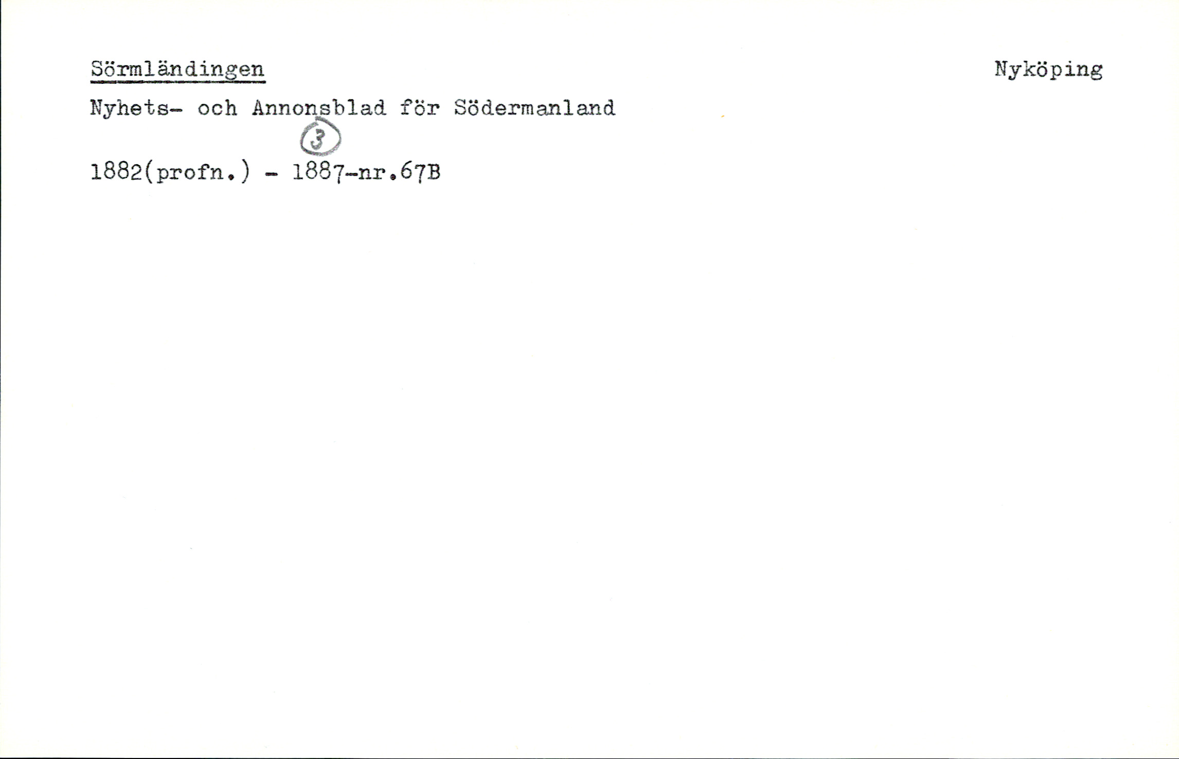 Catalogue Card_33442