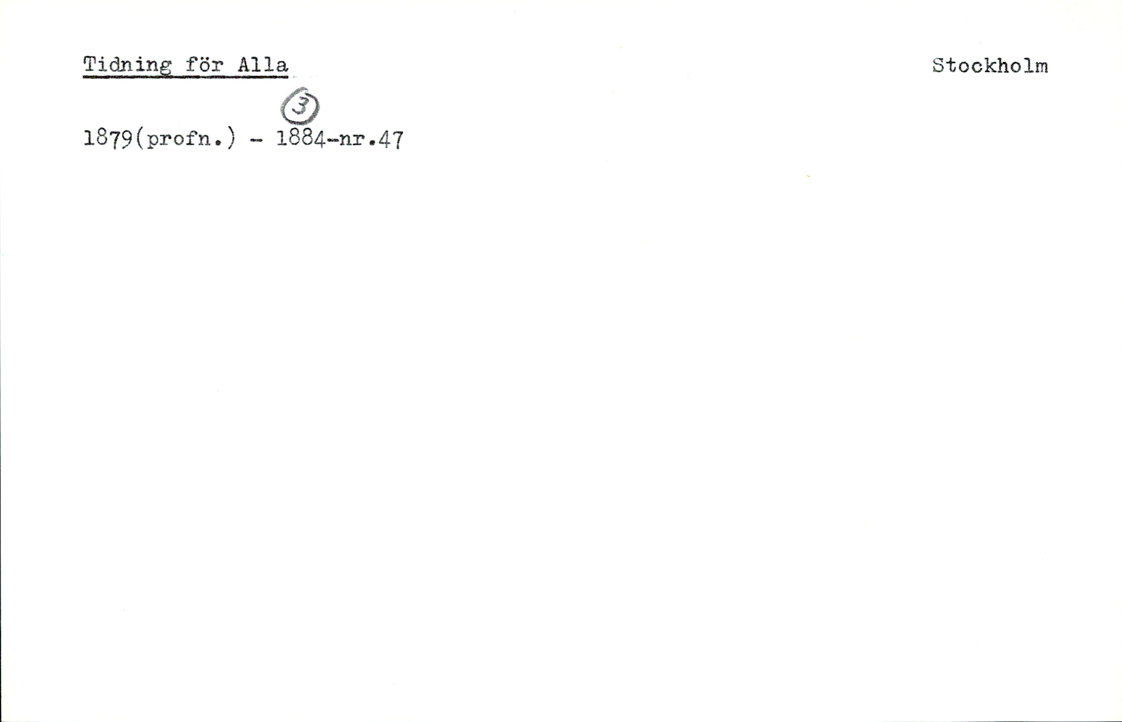 Catalogue Card_33476