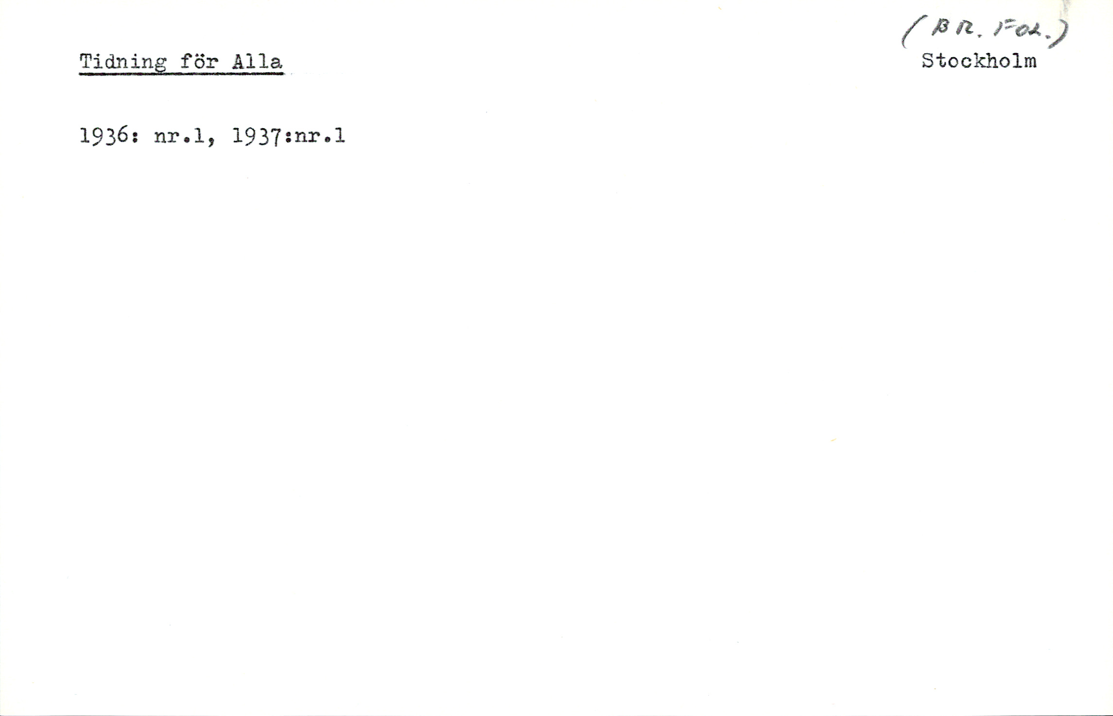 Catalogue Card_33477