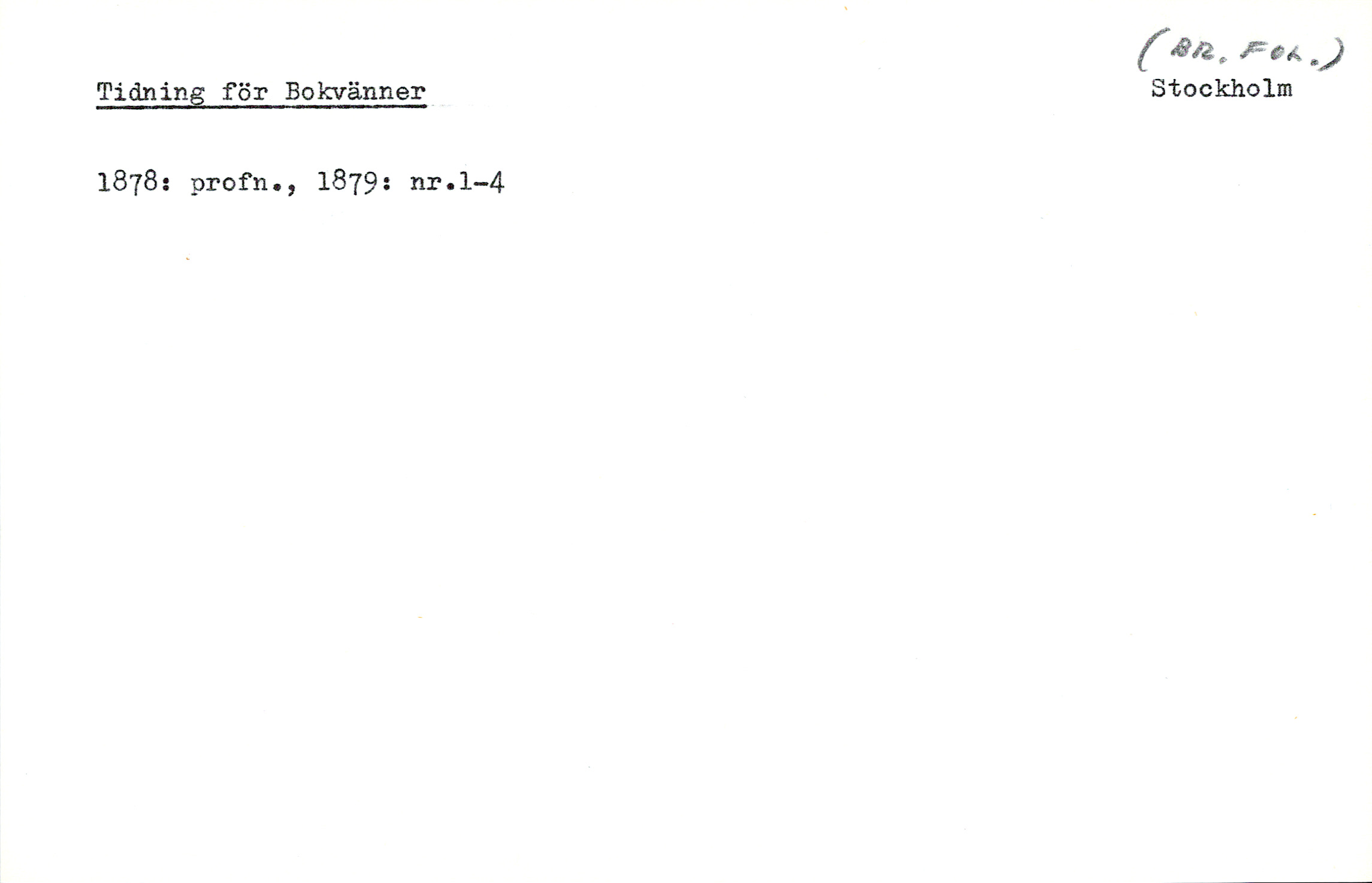 Catalogue Card_33482