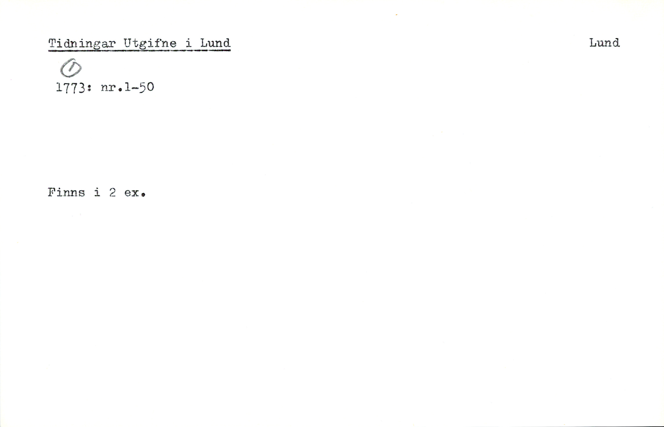 Catalogue Card_33526