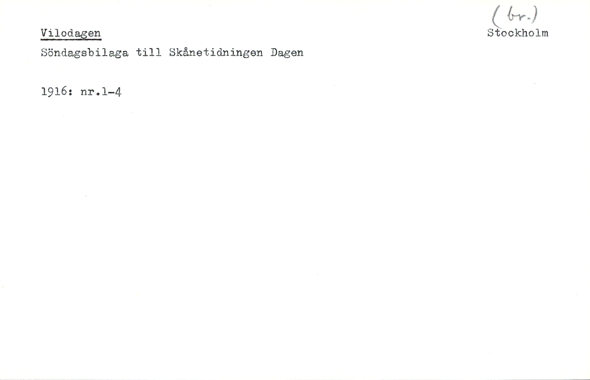 Catalogue Card_33809