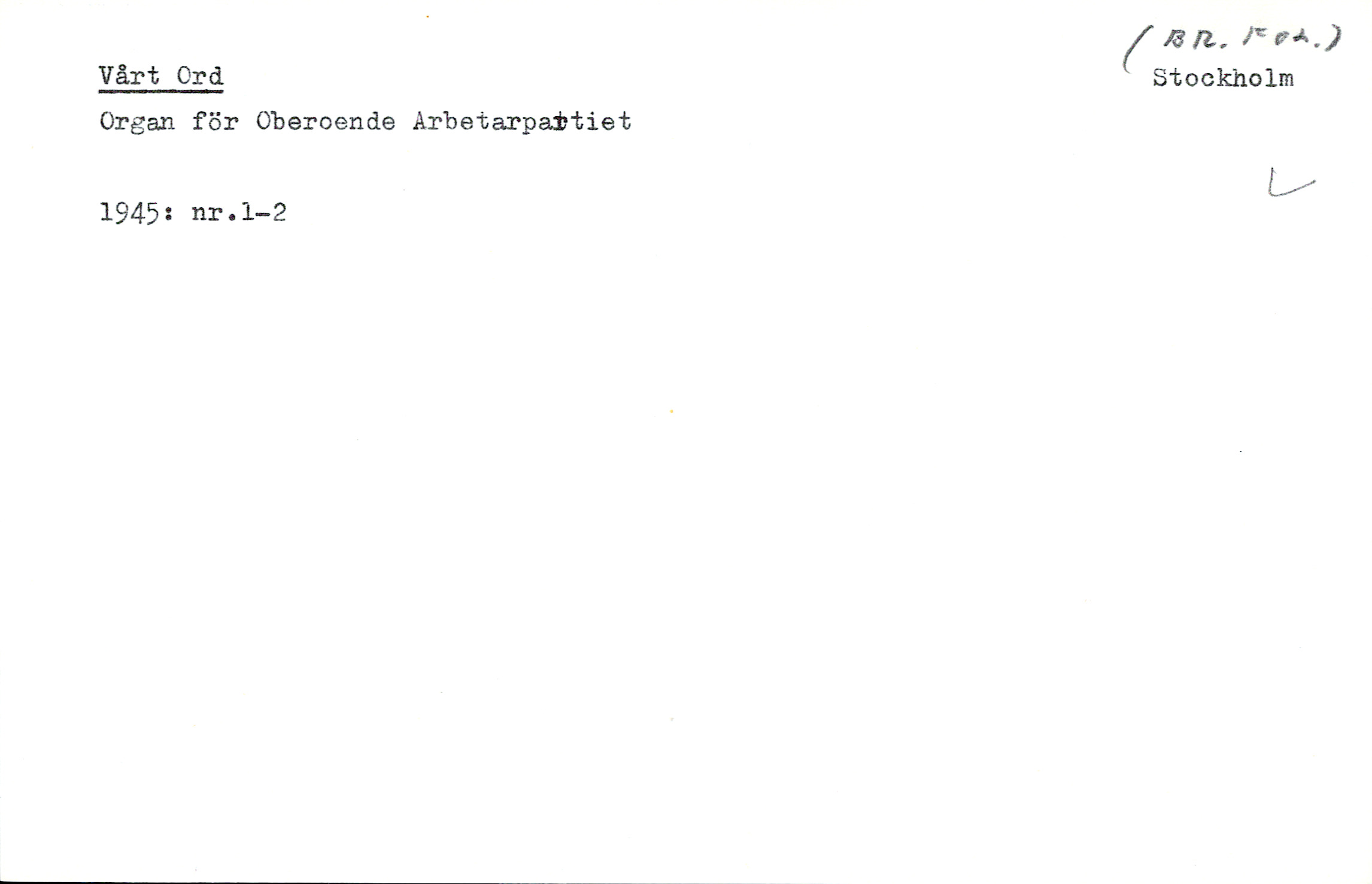 Catalogue Card_35193